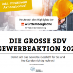 DIE GROßE SDV GEWERBEAKTION 2022 – HIGHLIGHTS DER WÜRTTEMBERGISCHEN